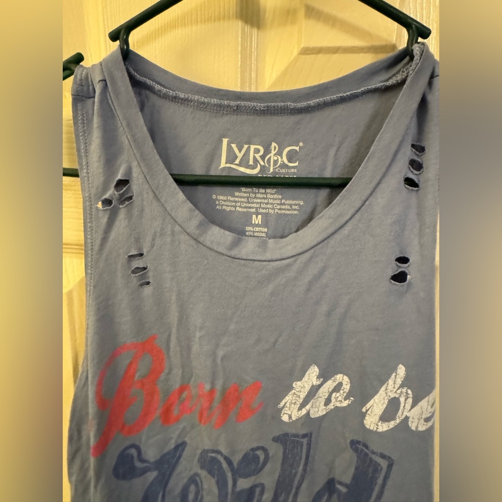 Blue Graphic Tank Top - Picture 3 of 3